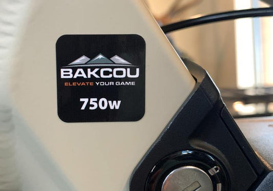 Bakcou E-Bikes Accessories BAKCOU - WEATHER-PROOF 750W BIKE LABEL