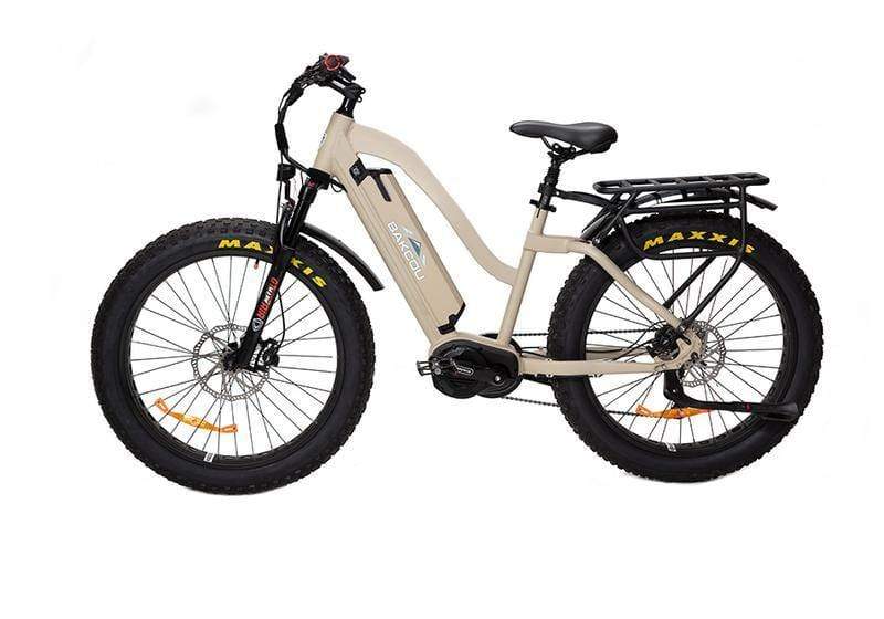 Bakcou E-Bikes Matte Desert Tan / 14.5ah(Standard) BAKCOU - MULE STEP-THROUGH (ST) 24" TIRES E-Bikes