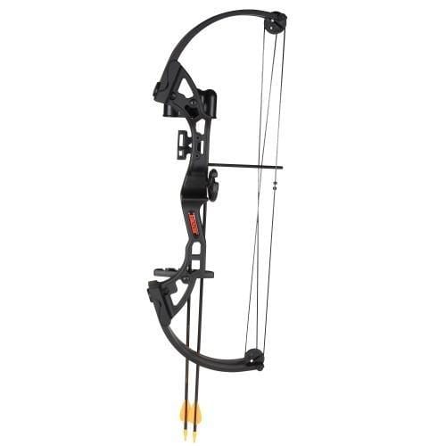 Bear Archery Archery : Bows Bear Archery Brave Black RH Bow Set AYS300BR