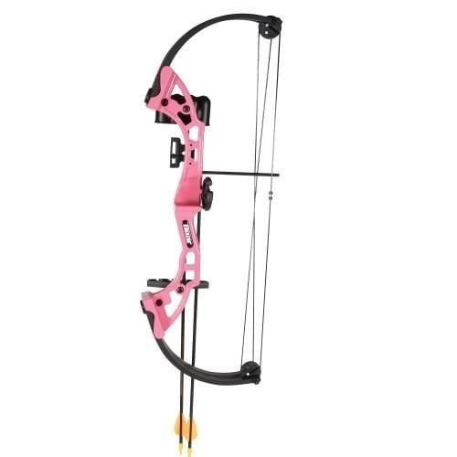 Bear Archery Archery : Bows Bear Archery Brave Pink RH Bow Set AYS300PR