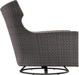 Bernhardt Outdoor Chairs Bernhardt Exteriors OP1102S Captiva Outdoor Swivel Chair