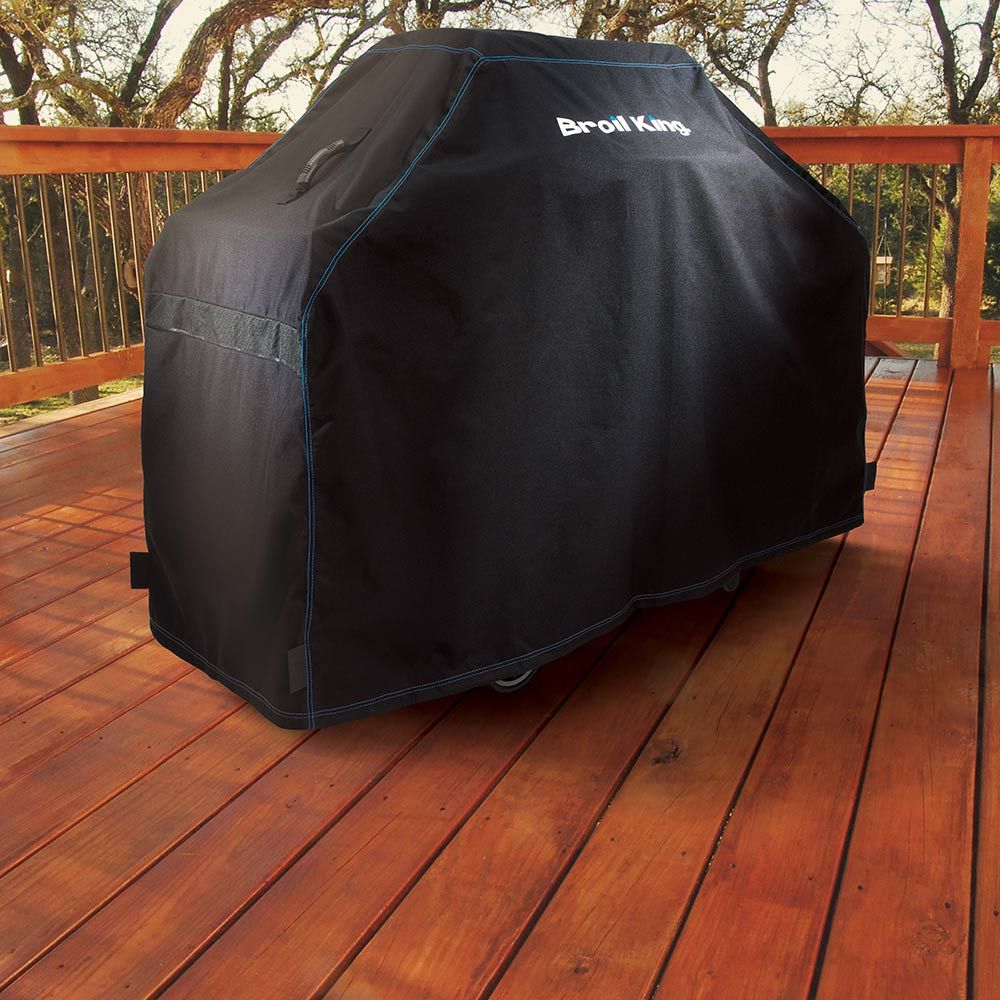 Broil King - 58-Inch Premium Polyester Grill Cover for Baron 400, Signet 70/90/320, Sovereign 20/70/90 Grills | 68487