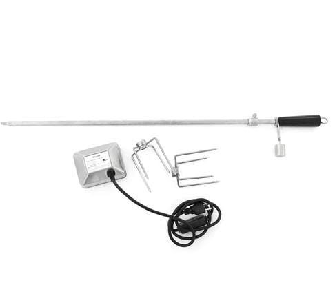 Blaze Accessories Gas Grills Accessories Rotisserie Kit for 40" 5 Burner Built In Grill Head (Spit, Forks, Motor)