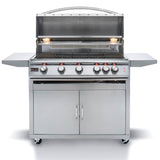 Blaze Gas Grills Blaze Premium LTE 40-Inch 5-Burner | Free Standing | Natural Gas or Propane | Gas Grill With Rear Infrared Burner & Grill Lights - BLZ-5LTE2