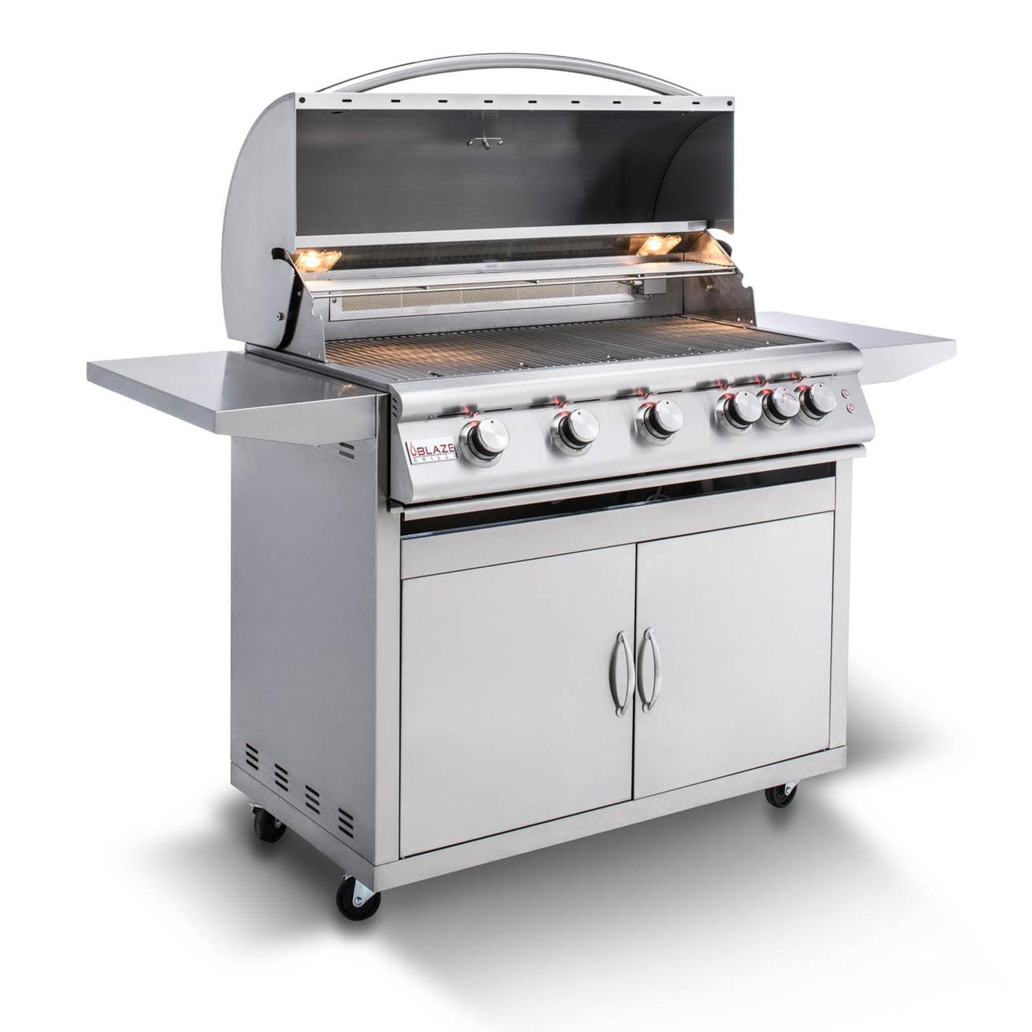 Blaze Gas Grills Blaze Premium LTE 40-Inch 5-Burner | Free Standing | Natural Gas or Propane | Gas Grill With Rear Infrared Burner & Grill Lights - BLZ-5LTE2