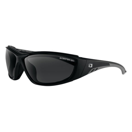 Bobster Apparel : Eyewear - Sunglasses Bobster Rider Sunglasses Matte Black Frame Smoked Lens