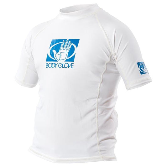 BODY GLOVE Water Sports > Wetsuits & Water Clothing White / White 6 BODY GLOVE - FITTED RASHGUARD JR SS