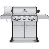 Broil King Freestanding Grill Broil King BR-S590 Baron S590 Pro Stainless Steel Infrared 5-Burner Gas Grill with Rotisserie and Side Burner, 63-Inches