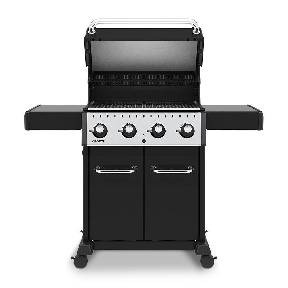 Broil King Freestanding Grill Broil King CRN-420 Crown 420 Black 4-Burner Gas Grill, 57-Inches