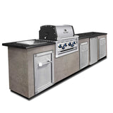 Broil King Freestanding Grill Broil King IMP-490BI Imperial 490 4-Burner Built-In Grill with Side Burner, 26-Inches