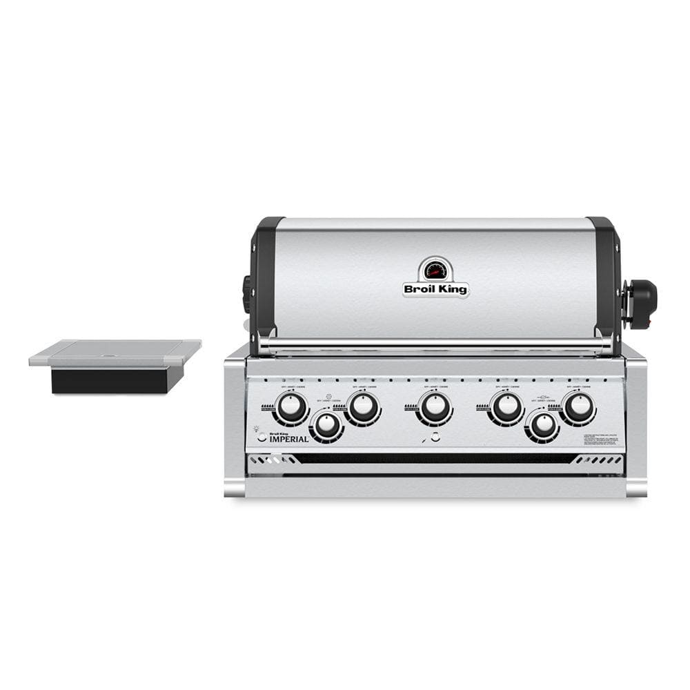 Broil King Freestanding Grill Broil King IMP-590BI Imperial 590 5-Burner Built-In Grill with Side Burner, 32-Inches