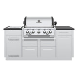 Broil King Freestanding Grill Broil King IMP-S590i Imperial S590i Stainless Steel 5-Burner Gas Grill Island, 79-Inches