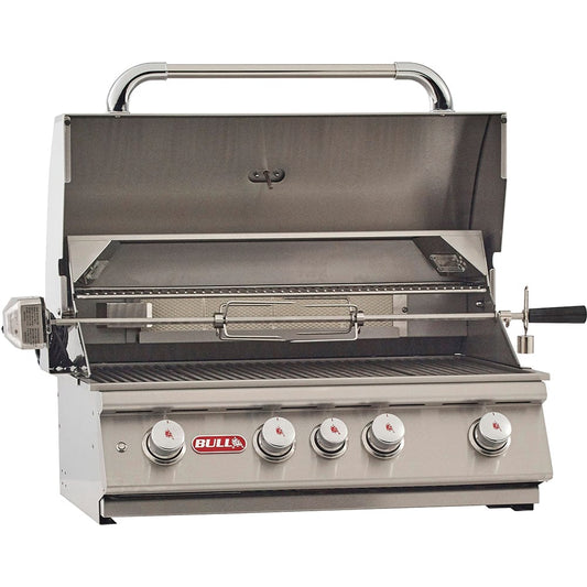 Bull Grills Bull Grills - 30-Inch 4-Burner Built-In Propane Gas Grill with Rear Infrared Burner | 47628