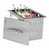 Bull Grills Bull Grills - BG-00002 Stainless Steel Drop-In Ice Chest, 16.75x20.25-Inches |  00002