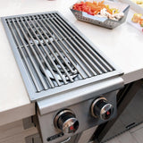 Bull Grills Bull Grills - Built-In Propane Gas Double Side Burner with Removable Lid | 30008