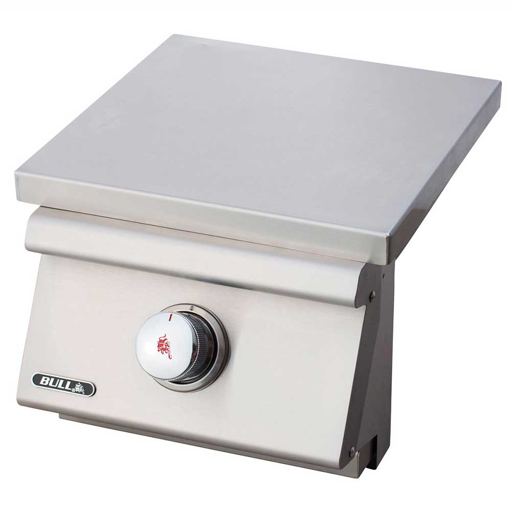 Bull Grills Bull Grills - Built-In Propane Gas Single Pro Side Burner with Removable Lid | 60018