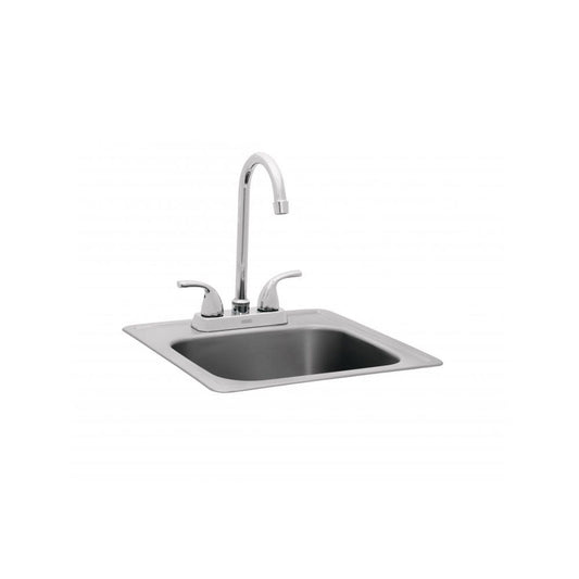 Bull Grills Bull Grills - Small Stainless Steel Sink, 14.875x14.875-Inches - 12389