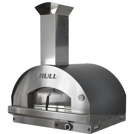 Bull Grills Outdoor Pizza Oven Bull Grills - Hybrid Countertop Residential Outdoor Countertop Pizza Oven - Stainless Steel - Propane Gas | 77650