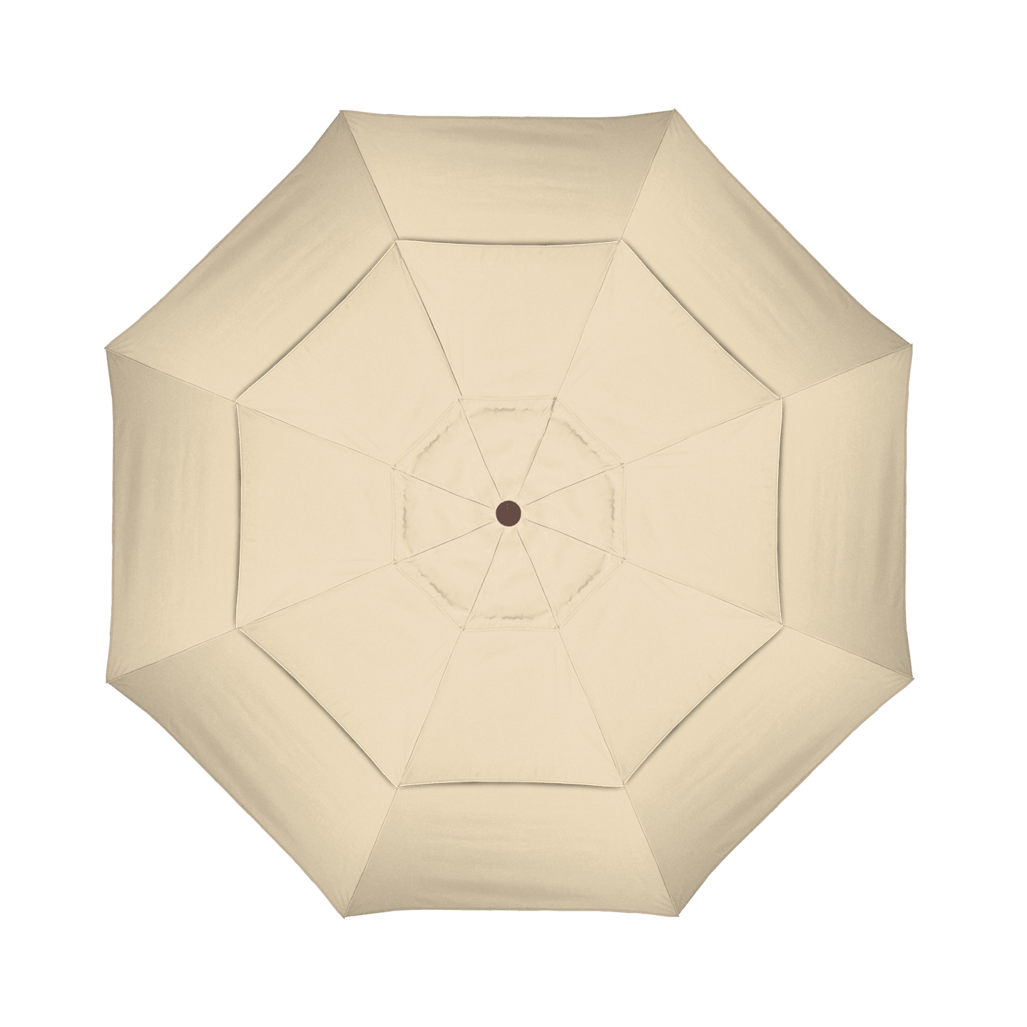 California Umbrella Table Umbrellas Antique Beige California Umbrella - 11' Fiberglass Market Umbrella with Double Wind Vent | Frame Hammertone Grey | Frame Sunbrella Express ® | GSCUF118