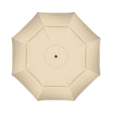 California Umbrella Table Umbrellas Antique Beige California Umbrella - 11' Fiberglass Market Umbrella with Double Wind Vent | Frame Hammertone Grey | Frame Sunbrella Express ® | GSCUF118