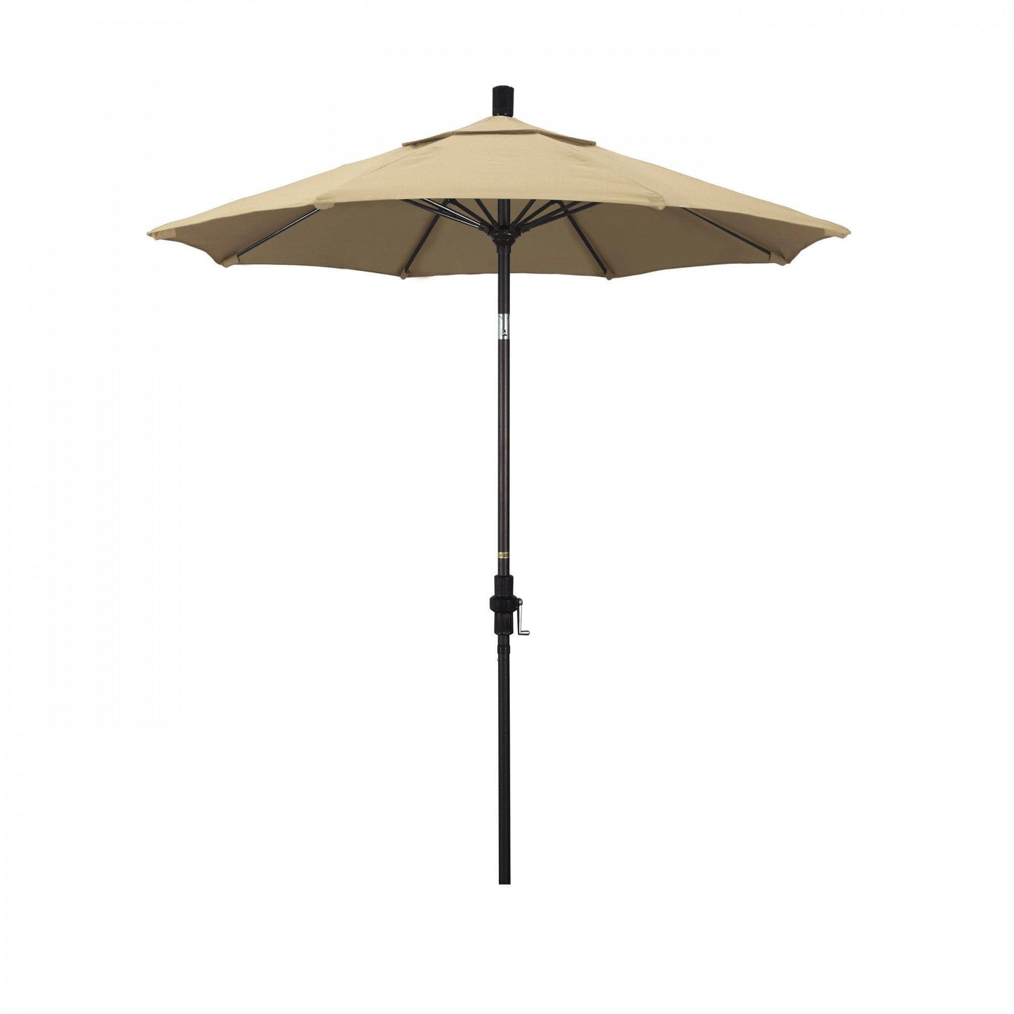 California Umbrella Table Umbrellas Antique Beige SUN MASTER SERIES 7.5 FT Olefin Fabric