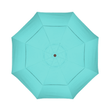 California Umbrella Table Umbrellas Aruba California Umbrella - 11' Fiberglass Market Umbrella with Double Wind Vent | Frame Hammertone Grey | Frame Sunbrella Express ® | GSCUF118