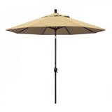 California Umbrella Table Umbrellas Beige 9' Octagon Crank Lift Umbrella Pacific Trail Series Pacifica Fabric