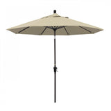 California Umbrella Table Umbrellas Beige 9' Octagon Crank Lift Umbrella Sunset Series Pacifica Fabric