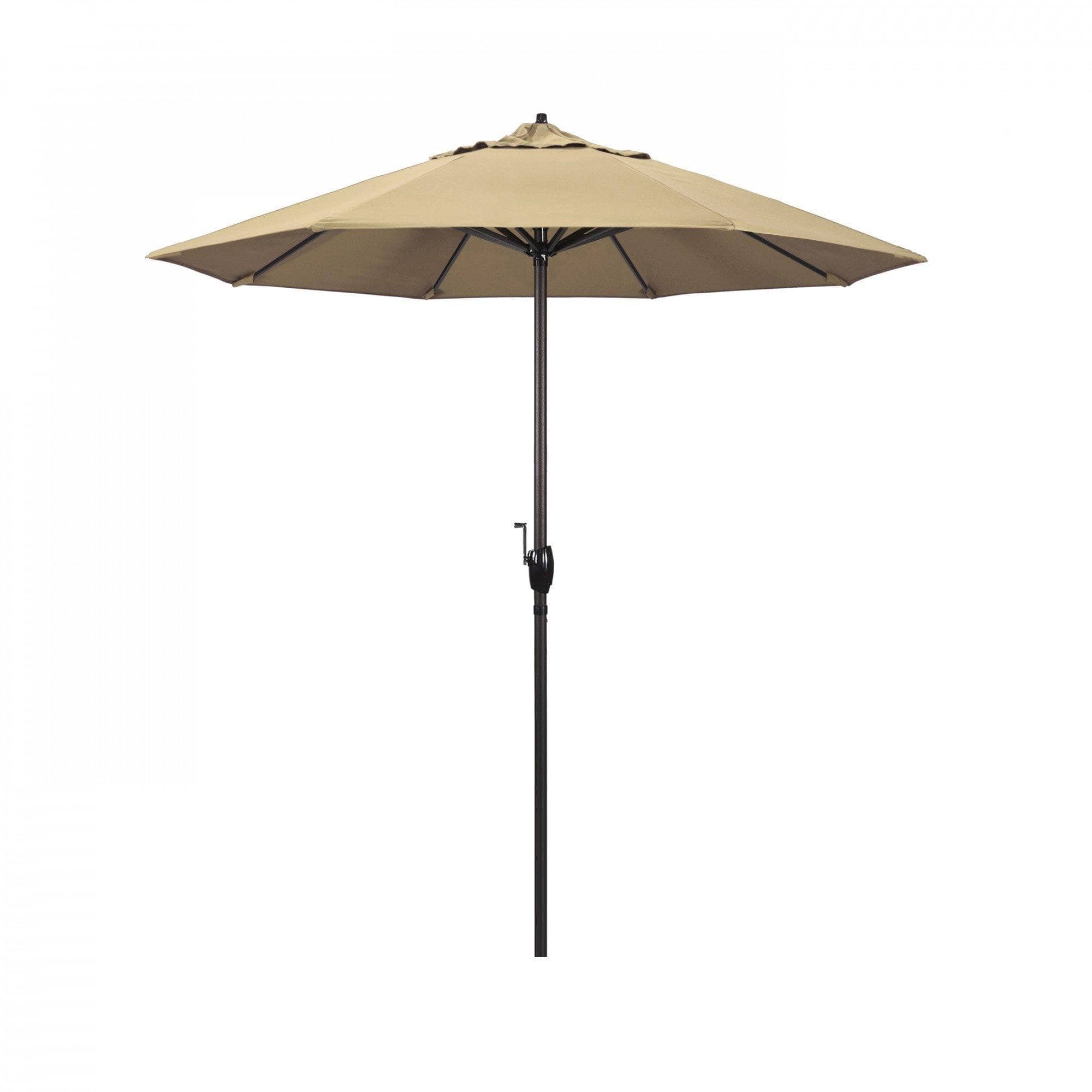 California Umbrella Table Umbrellas Beige California Umbrella - Pacific  Trail  Series  , Finish Bronze