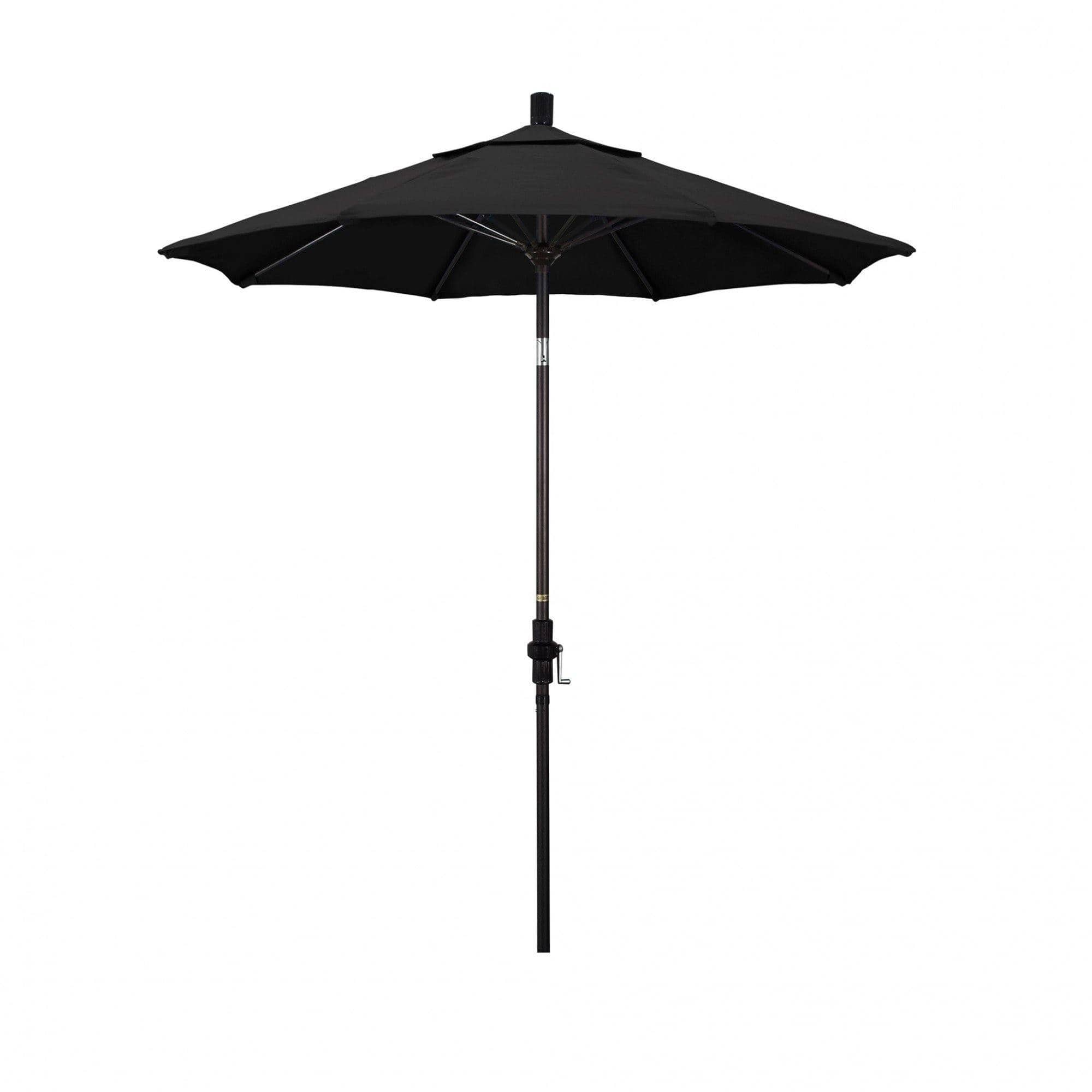 California Umbrella Table Umbrellas Black SUN MASTER SERIES 7.5 FT Pacifica Fabric