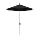 California Umbrella Table Umbrellas Black SUN MASTER SERIES 7.5 FT Pacifica Fabric