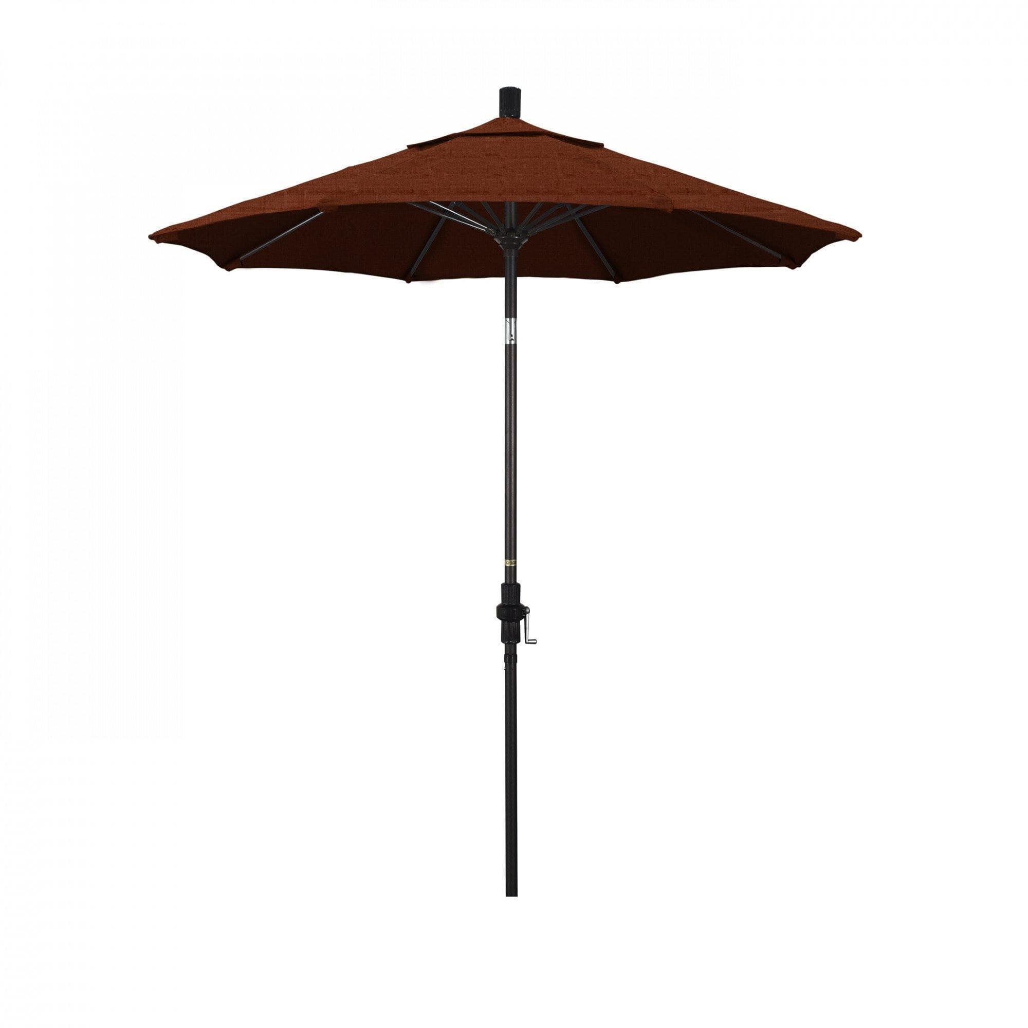 California Umbrella Table Umbrellas Brick SUN MASTER SERIES 7.5 FT Pacifica Fabric