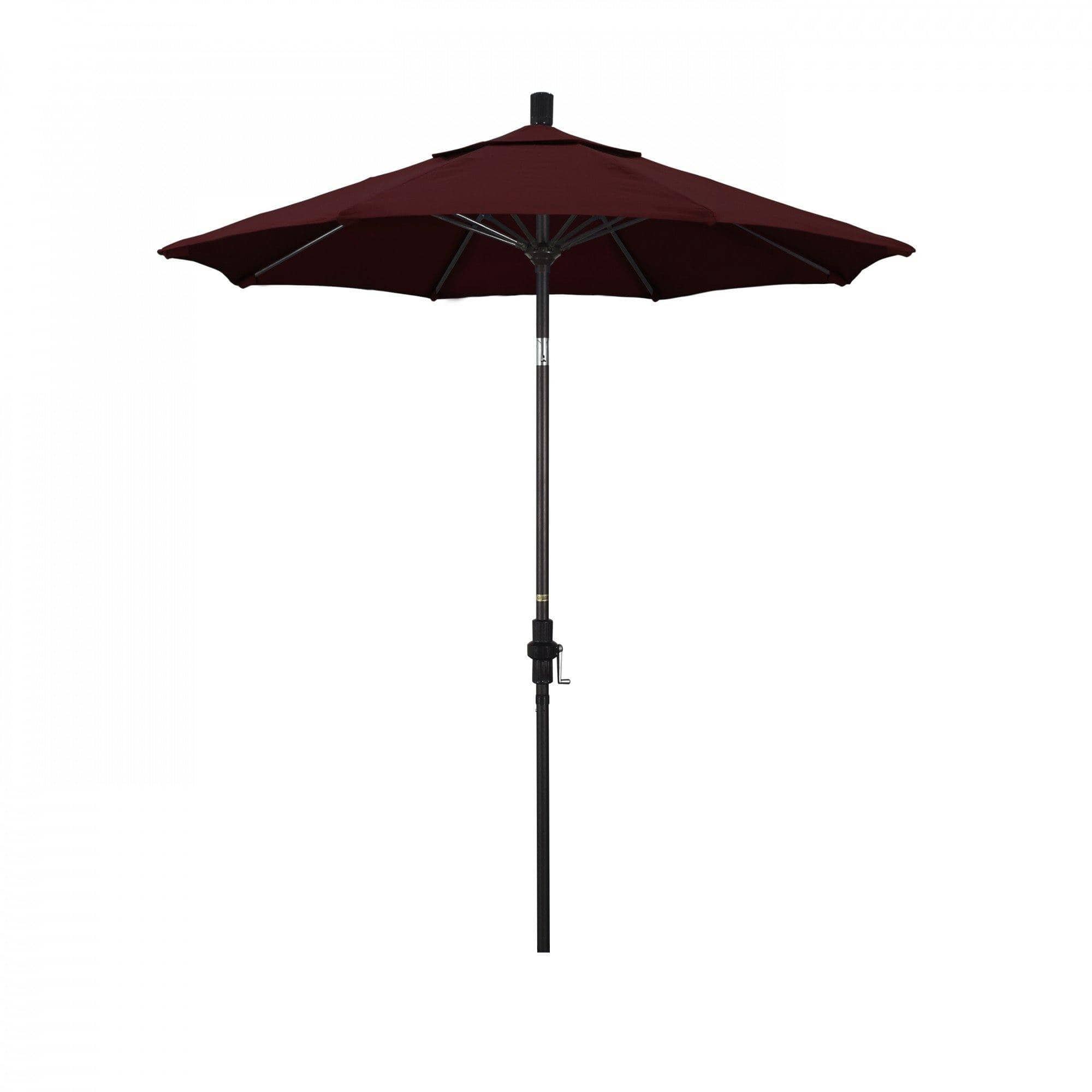 California Umbrella Table Umbrellas Burgundy SUN MASTER SERIES 7.5 FT Pacifica Fabric