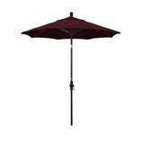 California Umbrella Table Umbrellas Burgundy SUN MASTER SERIES 7.5 FT Pacifica Fabric