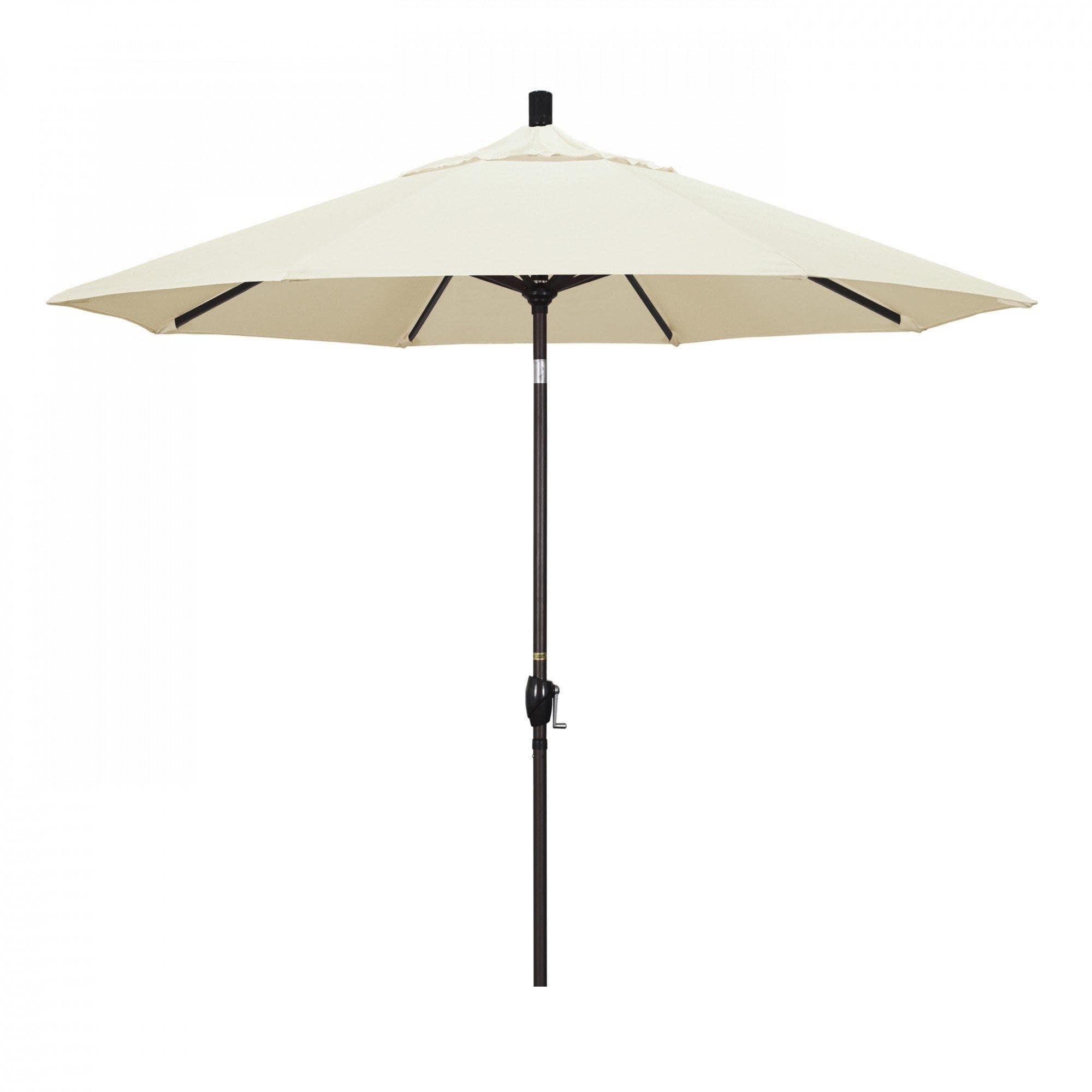 California Umbrella Table Umbrellas Canvas 9' Octagon Crank Lift Umbrella Pacific Trail Series Pacifica Fabric