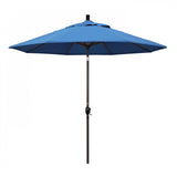California Umbrella Table Umbrellas Capri 9' Octagon Crank Lift Umbrella Pacific Trail Series Pacifica Fabric