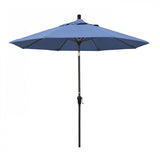 California Umbrella Table Umbrellas Capri 9' Octagon Crank Lift Umbrella Sunset Series Pacifica Fabric