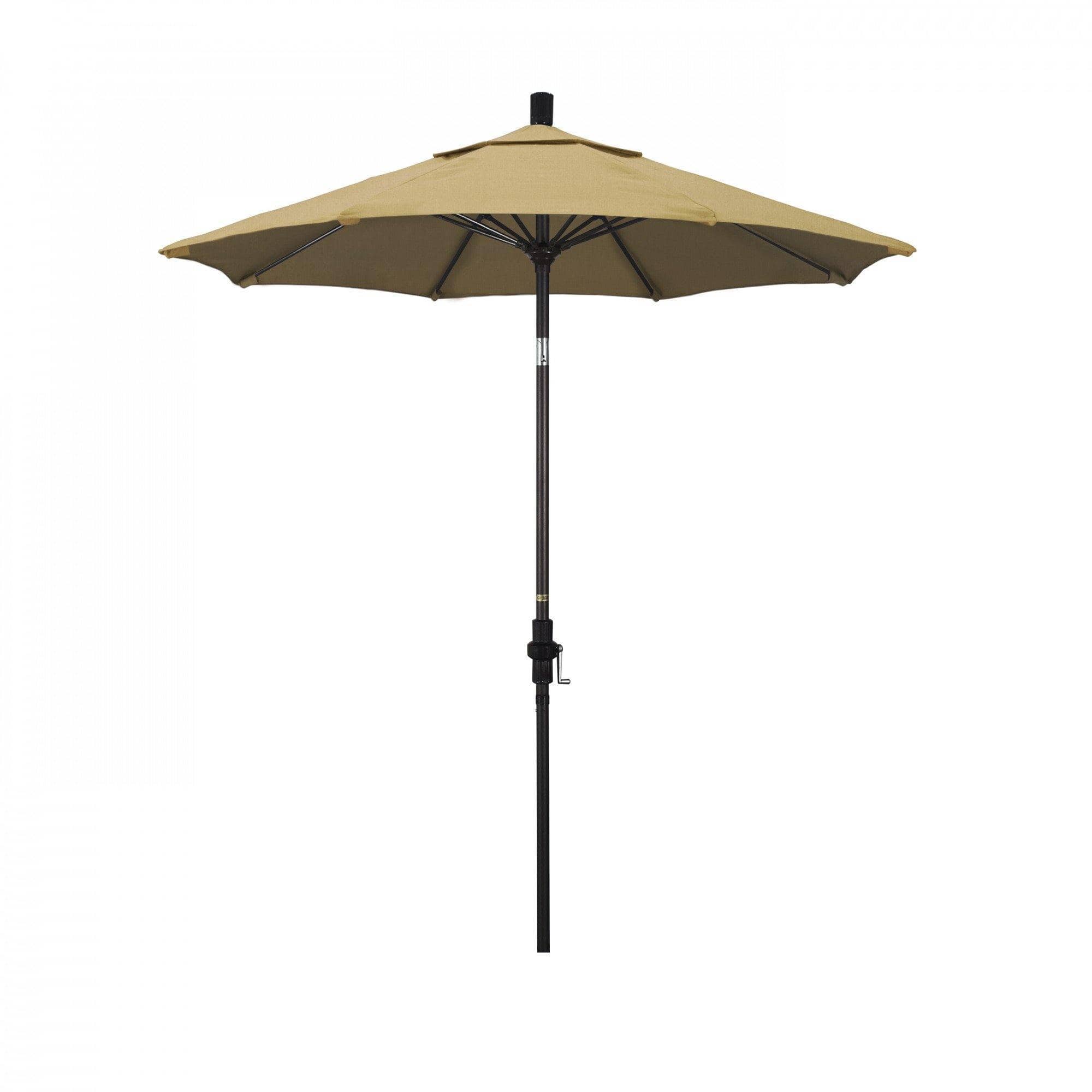 California Umbrella Table Umbrellas Champagne SUN MASTER SERIES 7.5 FT Olefin Fabric