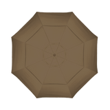 California Umbrella Table Umbrellas Cocoa California Umbrella - 11' Fiberglass Market Umbrella with Double Wind Vent | Frame Hammertone Grey | Frame Sunbrella Express ® | GSCUF118