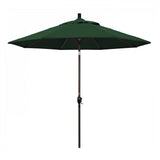 California Umbrella Table Umbrellas Forest Green 9' Octagon Crank Lift Umbrella Pacific Trail Series Pacifica Fabric