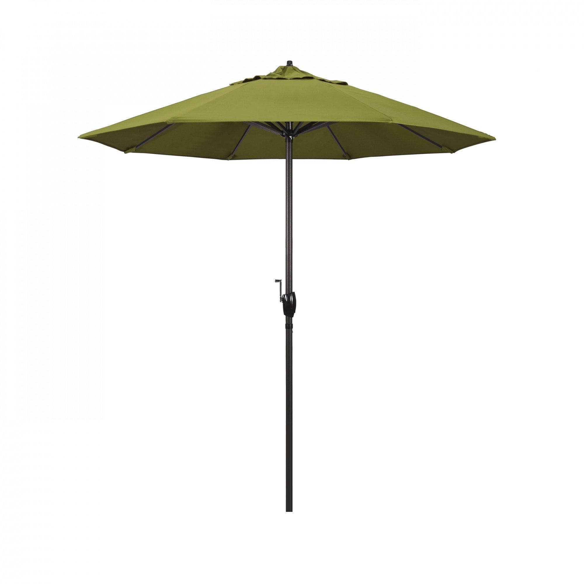 California Umbrella Table Umbrellas Ginkgo California Umbrella - Pacific  Trail  Series  , Finish Bronze