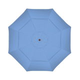 California Umbrella Table Umbrellas Hammertone Grey / Air Blue California Umbrella - 11' Fiberglass Market Umbrella with Double Wind Vent | Frame Hammertone Grey | Frame Sunbrella Express ® | GSCUF118