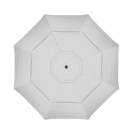 California Umbrella Table Umbrellas Hammertone Grey / Granite California Umbrella - 11' Fiberglass Market Umbrella with Double Wind Vent | Frame Hammertone Grey | Frame Sunbrella Express ® | GSCUF118