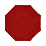 California Umbrella Table Umbrellas Hammertone Grey / Jockey Red California Umbrella - 11' Fiberglass Market Umbrella with Double Wind Vent | Frame Hammertone Grey | Frame Sunbrella Express ® | GSCUF118