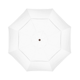 California Umbrella Table Umbrellas Hammertone Grey / Natural California Umbrella - 11' Fiberglass Market Umbrella with Double Wind Vent | Frame Hammertone Grey | Frame Sunbrella Express ® | GSCUF118