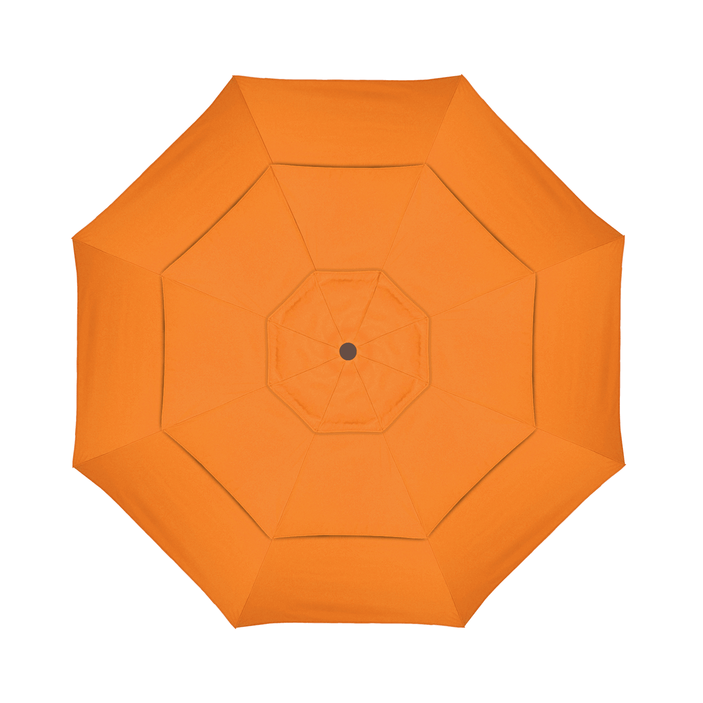 California Umbrella Table Umbrellas Hammertone Grey / Tangerine California Umbrella - 11' Fiberglass Market Umbrella with Double Wind Vent | Frame Hammertone Grey | Frame Sunbrella Express ® | GSCUF118