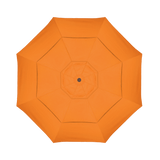 California Umbrella Table Umbrellas Hammertone Grey / Tangerine California Umbrella - 11' Fiberglass Market Umbrella with Double Wind Vent | Frame Hammertone Grey | Frame Sunbrella Express ® | GSCUF118