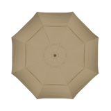 California Umbrella Table Umbrellas Heather Beige California Umbrella - 11' Fiberglass Market Umbrella with Double Wind Vent | Frame Hammertone Grey | Frame Sunbrella Express ® | GSCUF118