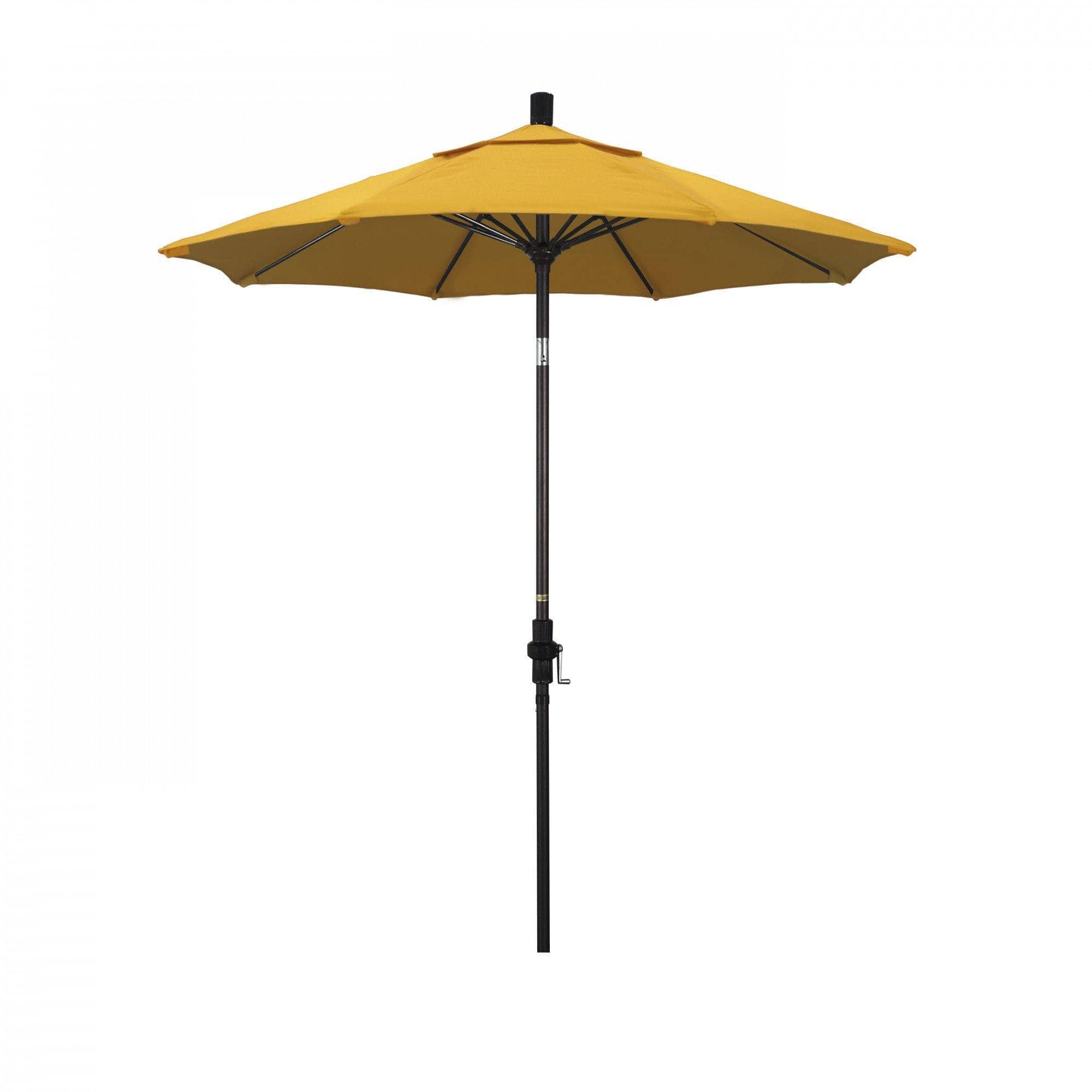 California Umbrella Table Umbrellas Lemon SUN MASTER SERIES 7.5 FT Olefin Fabric