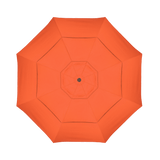 California Umbrella Table Umbrellas Melon California Umbrella - 11' Fiberglass Market Umbrella with Double Wind Vent | Frame Hammertone Grey | Frame Sunbrella Express ® | GSCUF118